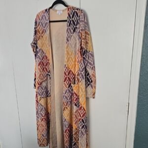 LuLaRoe Retired Multi Colored Duster